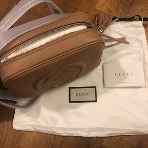 Gucci Bags - Gucci Disco Bag Camelia. Brand new in box. Gucci Bags - Gucci Disco Bag Camelia. Brand new in box.